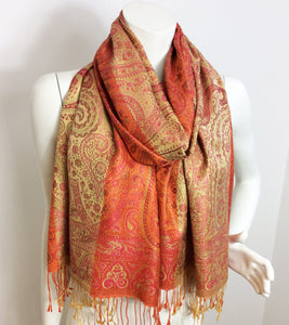 Silk Jamawar Scarf/Shawl