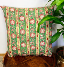 Load image into Gallery viewer, Hand Blockprint Cushion 70cmX70cm
