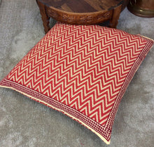 Load image into Gallery viewer, Hand Blockprint Cushion 70cmX70cm
