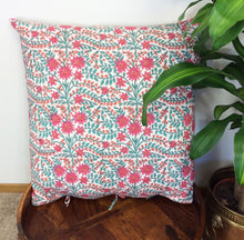 Load image into Gallery viewer, Hand Blockprint Cushion 70cmX70cm
