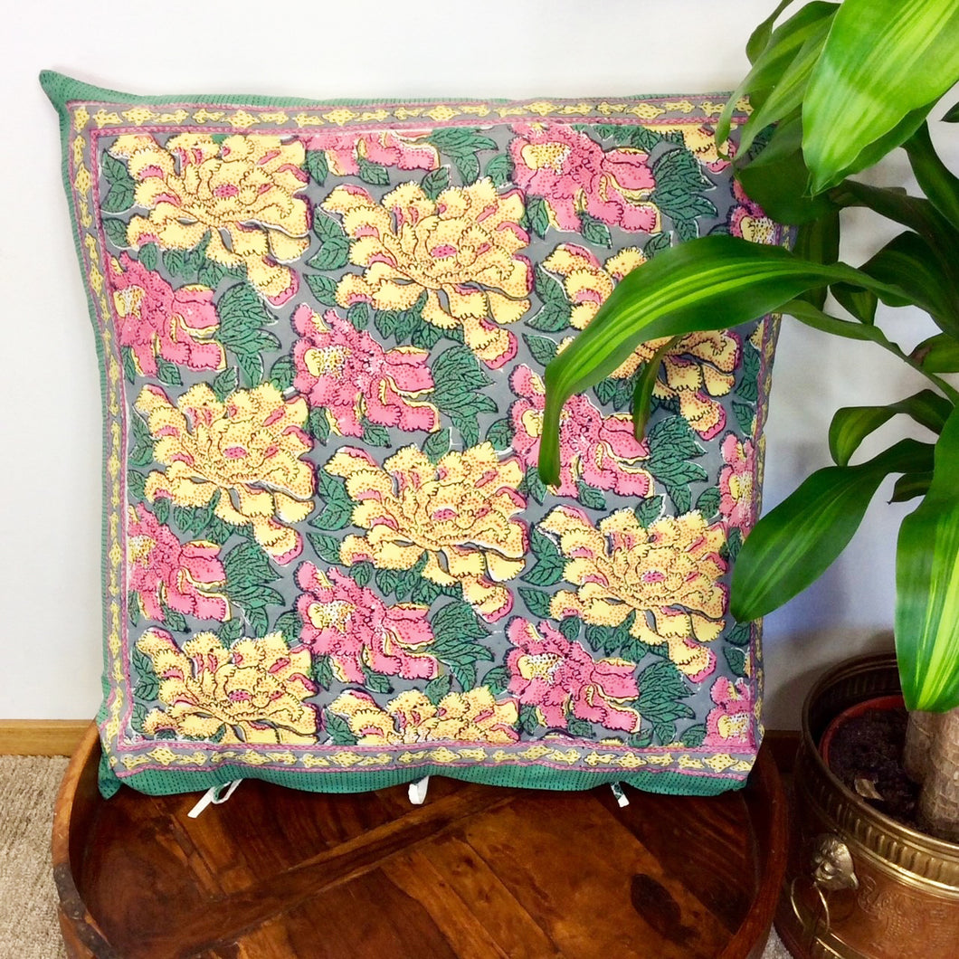 Hand Blockprint Cushion 70cmX70cm