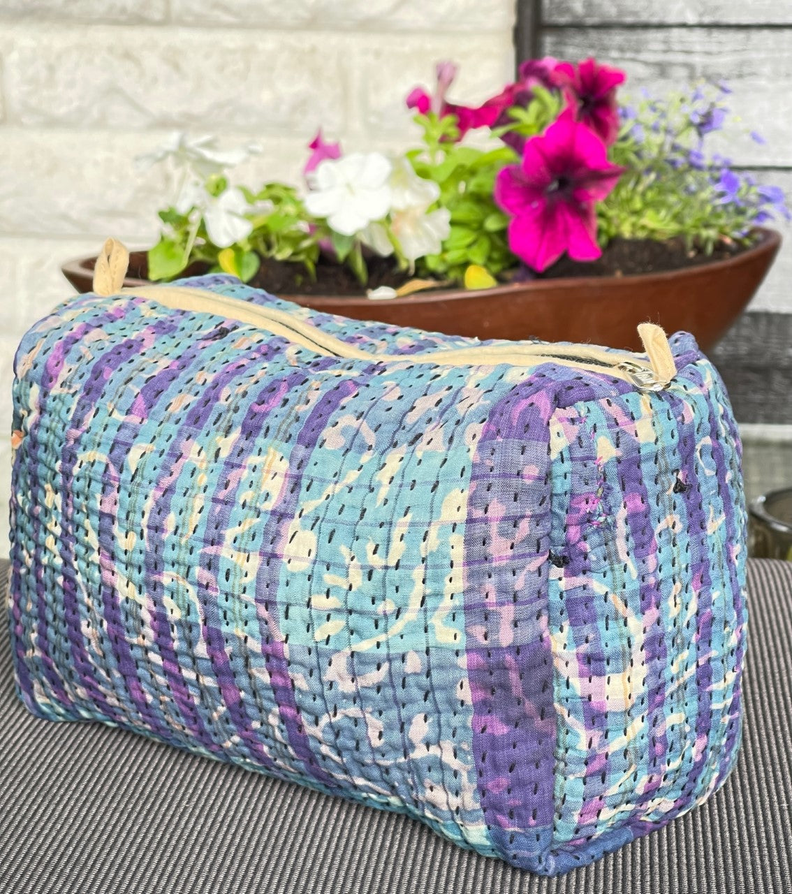 Kantha Toiltry Bag Small
