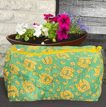 Load image into Gallery viewer, Kantha Toiletry Bag Big
