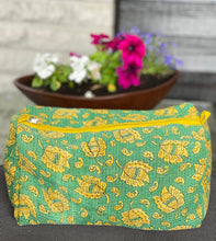 Load image into Gallery viewer, Kantha Toiletry Bag Big
