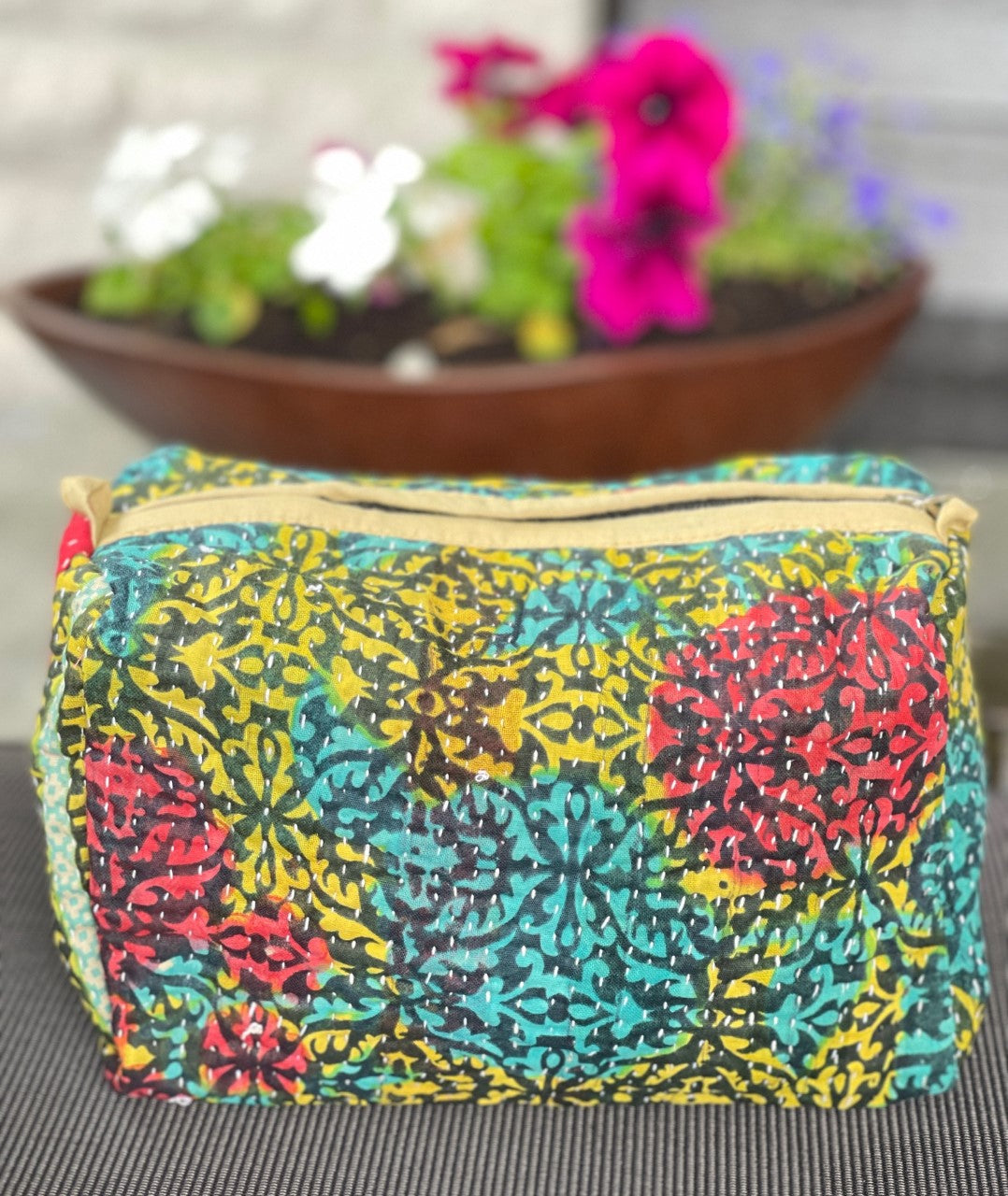 Kantha Toiletry Bag small