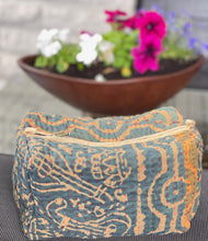 Load image into Gallery viewer, Kantha Toiletry Bag Small
