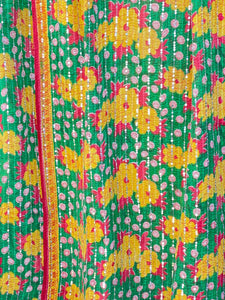 Vintage Sari Sequins Kantha