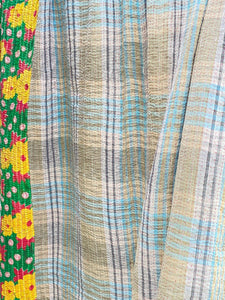 Vintage Sari Sequins Kantha