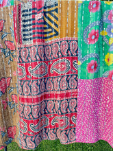 Load image into Gallery viewer, Vintage Sari Sequins Kantha
