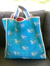 Load image into Gallery viewer, Sari Kantha Tote Bag
