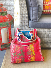 Load image into Gallery viewer, Sari Kantha Tote Bag
