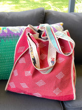 Load image into Gallery viewer, Sari Kantha Tote Bag
