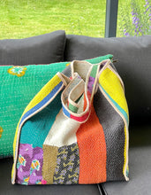 Load image into Gallery viewer, Sari Kantha Tote Bag
