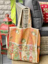 Load image into Gallery viewer, Sari Kantha Tote Bag
