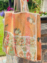 Load image into Gallery viewer, Sari Kantha Tote Bag
