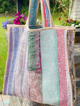 Load image into Gallery viewer, Sari Kantha Tote Bag
