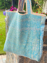 Load image into Gallery viewer, Sari Kantha Tote Bag
