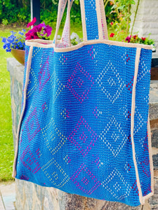 Sari Kantha Tote Bag