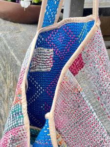 Sari Kantha Tote Bag