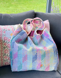 Sari Kantha Tote Bag