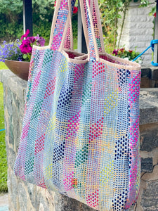 Sari Kantha Tote Bag