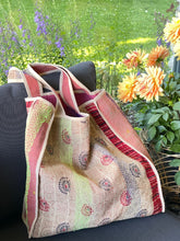 Load image into Gallery viewer, Sari Kantha Tote Bag
