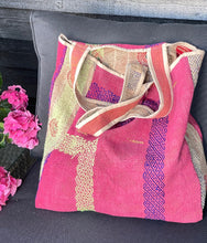 Load image into Gallery viewer, Sari Kantha Tote Bag
