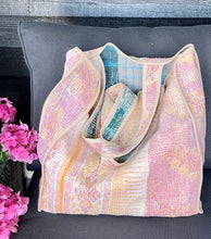 Load image into Gallery viewer, Sari Kantha Tote Bag
