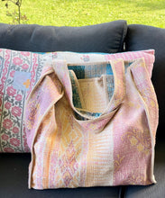 Load image into Gallery viewer, Sari Kantha Tote Bag
