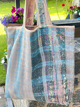 Load image into Gallery viewer, Sari Kantha Tote Bag
