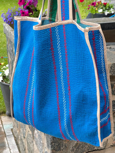 Sari Kantha Tote Bag