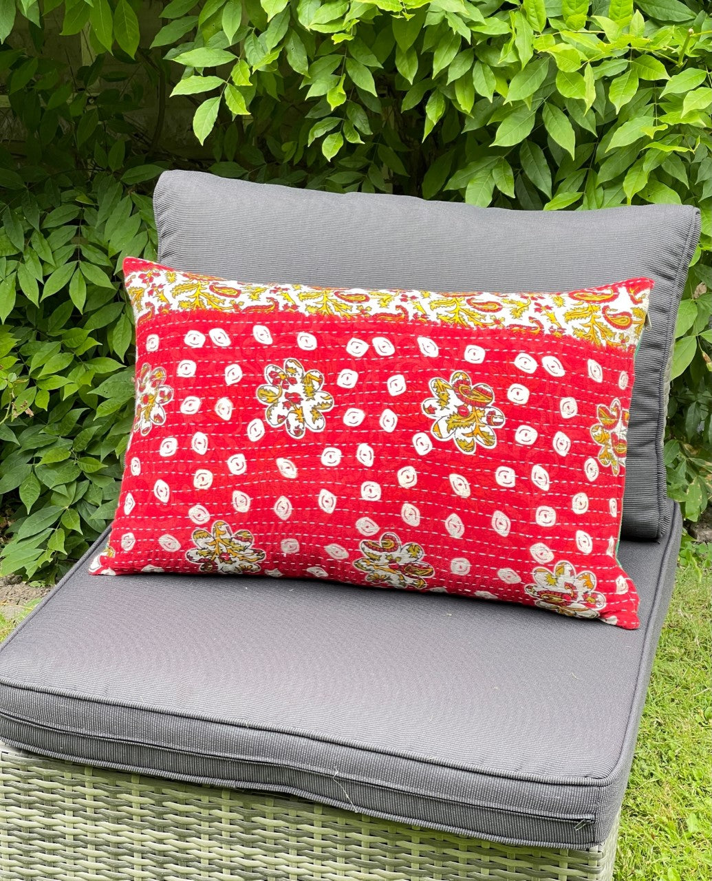 Sari Kantha Cushion 40cmX60cm
