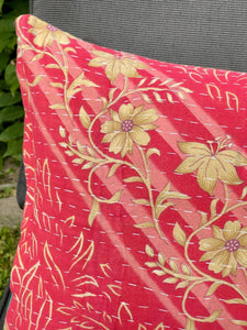 Sari Kantha Cushion 40cmX60cm