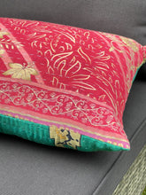 Load image into Gallery viewer, Sari Kantha Cushion 40cmX60cm
