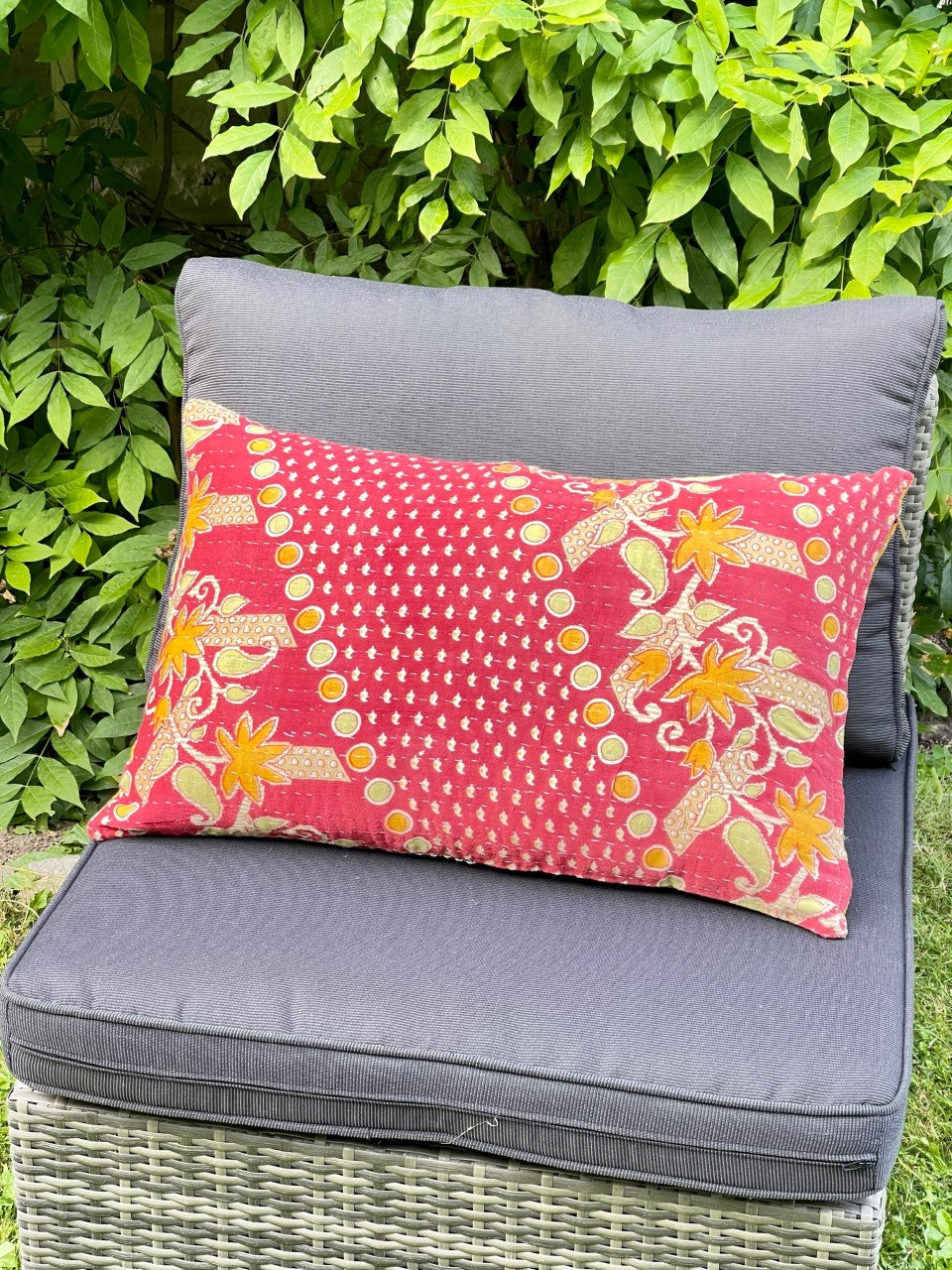 Sari Kantha Cushion 40cmX60cm