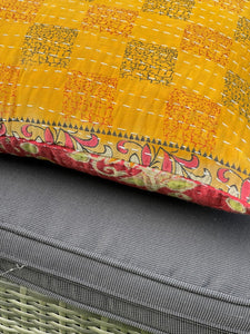 Sari Kantha Cushion 40cmX60cm