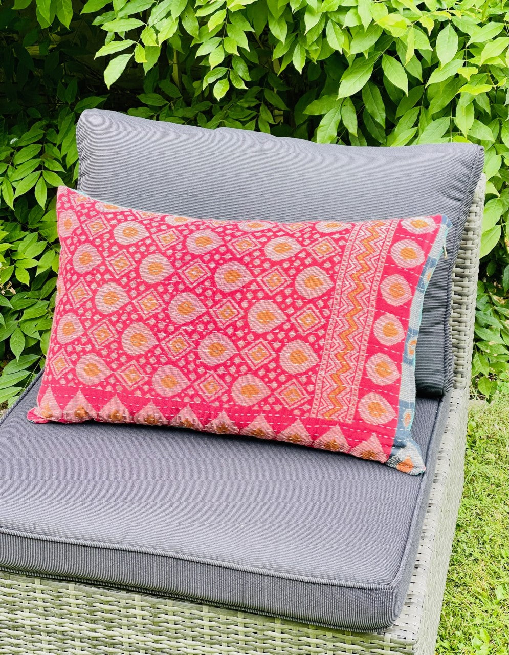 Sari Kantha Cushion 40cmX60cm