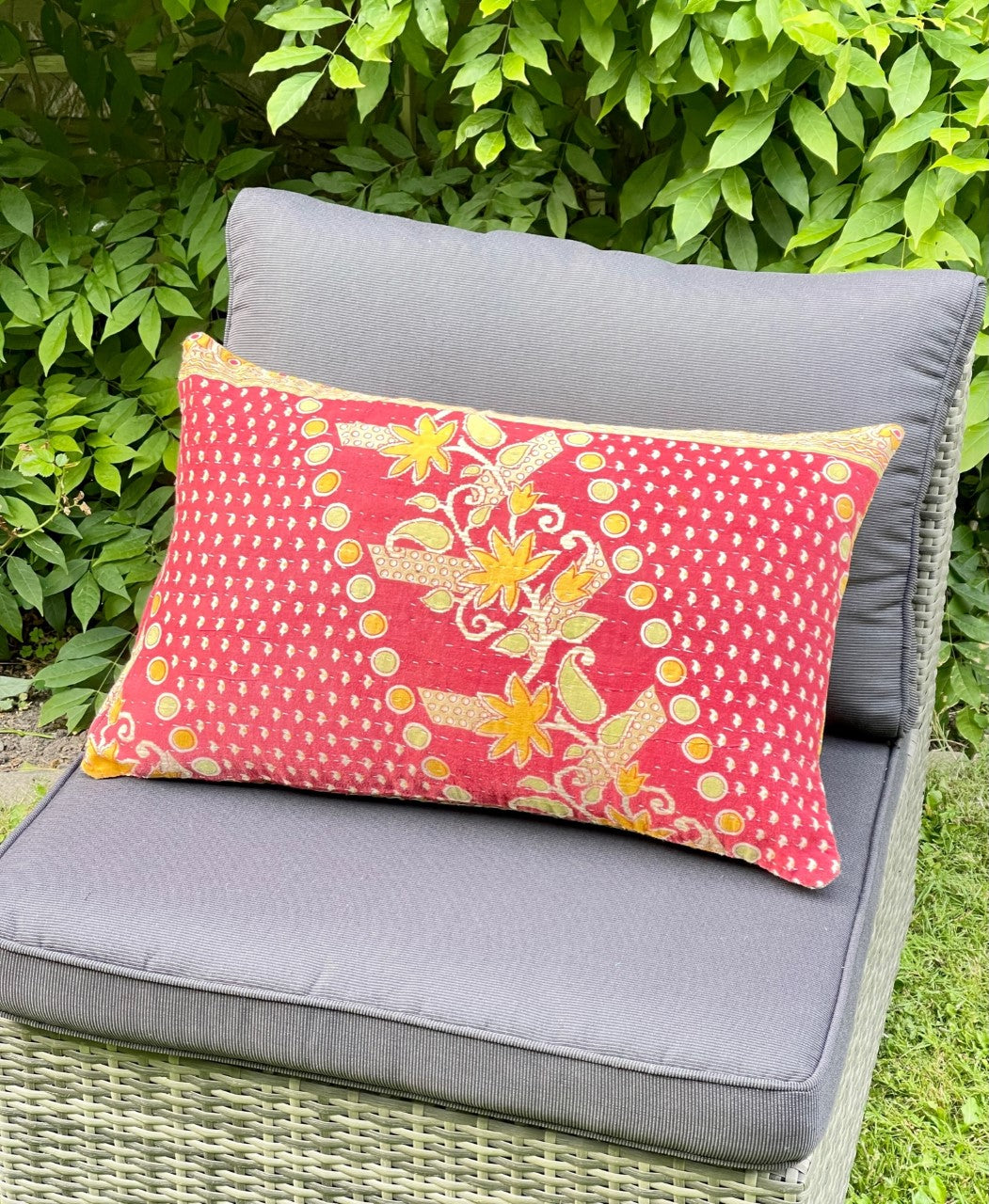 Sari Kantha Cushion 40cmX60cm