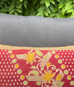 Sari Kantha Cushion 40cmX60cm