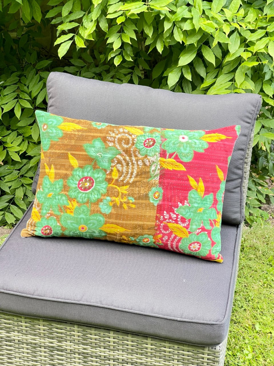 Sari Kantha Cushion 40cmX60cm