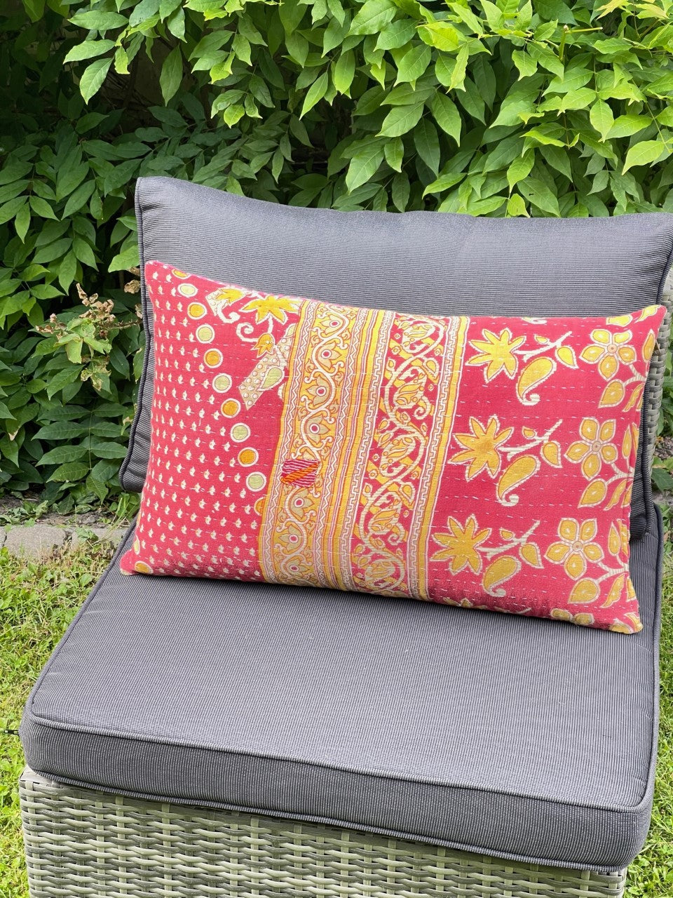 Sari Kantha Cushion 40cmX60cm