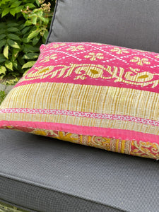 Sari Kantha Cushion 40cmX60cm