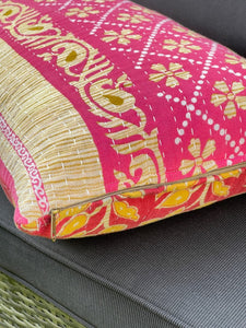 Sari Kantha Cushion 40cmX60cm