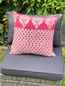 Sari Kantha Cushion 50cmX50cm