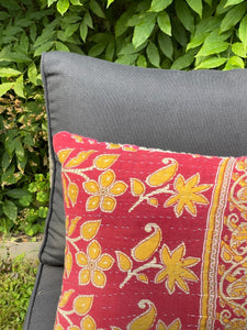 Sari Kantha Cushion 40cmX60cm