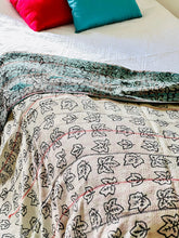 Load image into Gallery viewer, Vintage Blockprint Kantha
