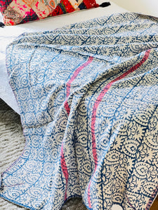 Vintage Blockprint Kantha