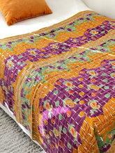 Load image into Gallery viewer, Vintage Sari sequins Kantha
