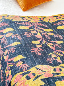 Vintage Sari Sequins Kantha