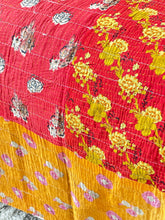 Load image into Gallery viewer, Vintage Sari Sequins Kantha
